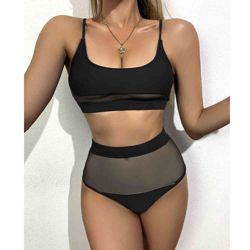 L Traje De Baño De Una Pieza Con Lazo De Patchwork Para Muje L Traje De Baño De Una Pieza Con Lazo De Patchwork Para Muje