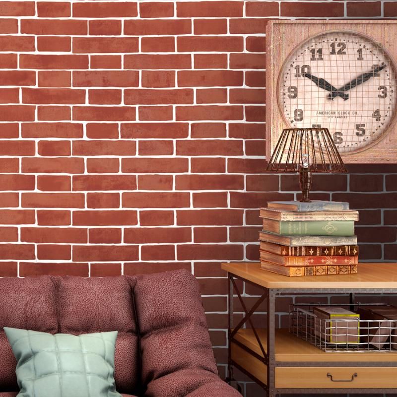 Wallpapers Seamless Whole House Brick Pattern Living Room Modern Minimalist Linen Red Bedroom Wall Covering Fabric Wallpapers Seamless Whole House Brick Pattern Living Room Modern Minimalist Linen Red Bedroom Wall Covering Fabric
