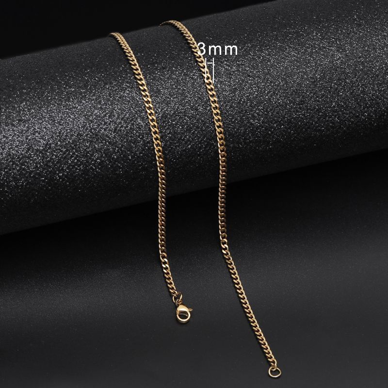 3mm gouden lengte: 40cm