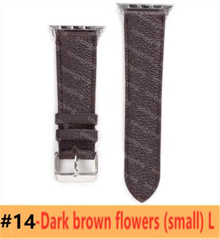 #14 Flores marrons-escuros (Pequenas) L
