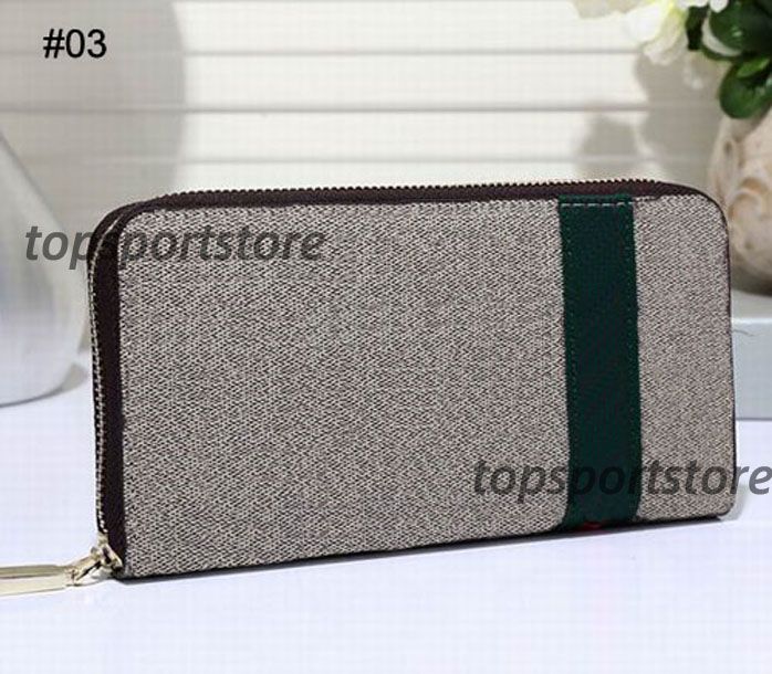 designer zip around purse