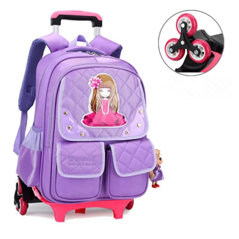 Compra Mochila Para Niños De Estilo Coreano Niños 3 Ruedas Escaleras  Desmontable Trolley Schoolbags Chicas Bolsos De La Escuela Mochilas  Escolares Barato | Entrega Rápida Y Calidad | Es.Dhgate