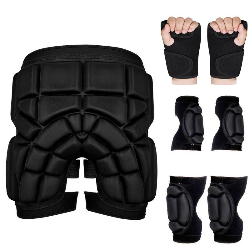 Ski Bike Roller Knee Elbow Pad Hip Guard Riding Protector Adult Sports Cycling 