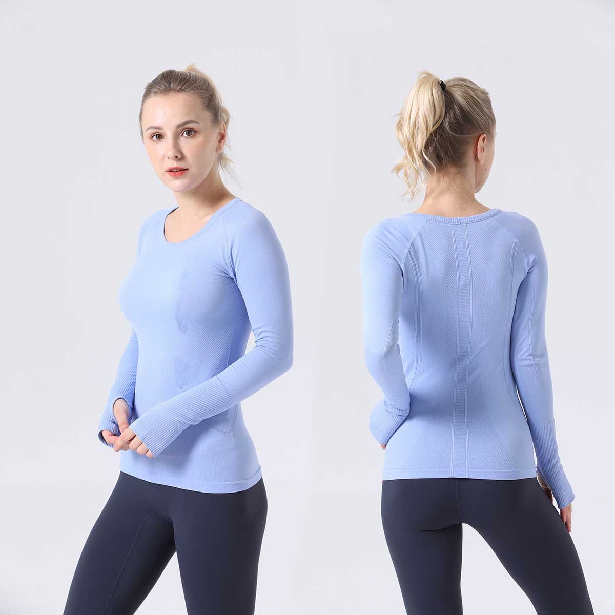 long sleeve sky blue