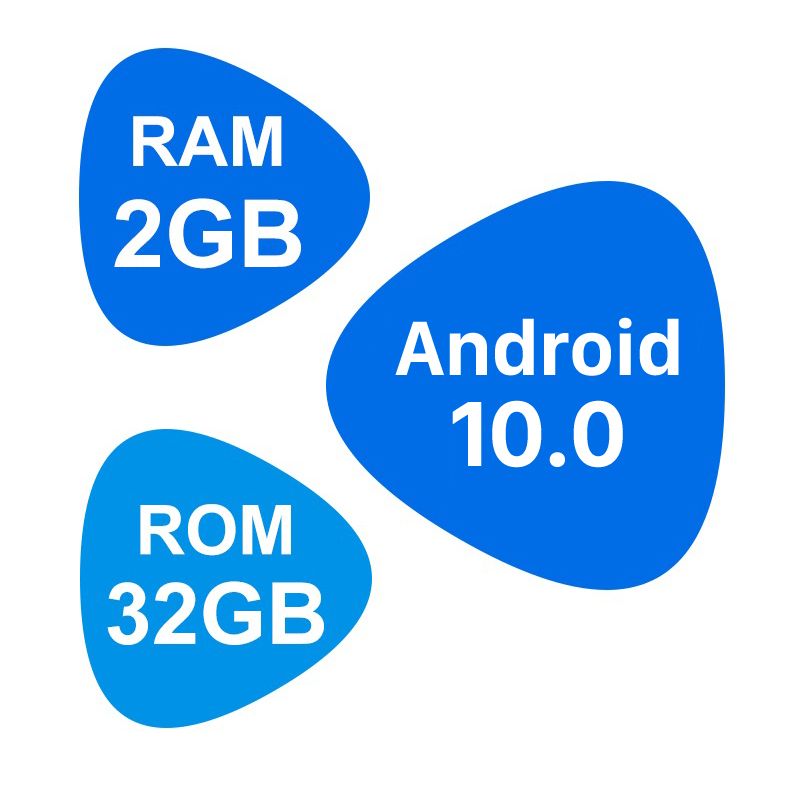 H5 안드로이드 10.0 2GB.