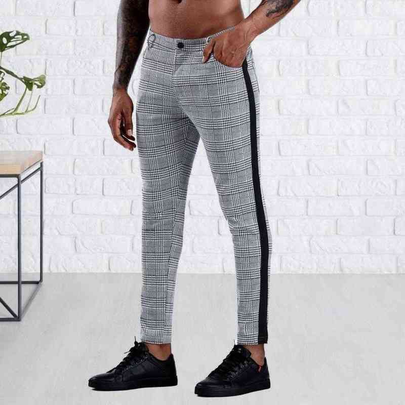 Pantalones para hombres Pantalones de vestir de cuadros Pantalón Pantalón Pájaro Plaid Patrón Transpirable Poliéster Elástico Pantalones para hombres Pantalones de vestir de cuadros Pantalón Pantalón Pájaro Plaid Patrón Transpirable Poliéster Elástico
