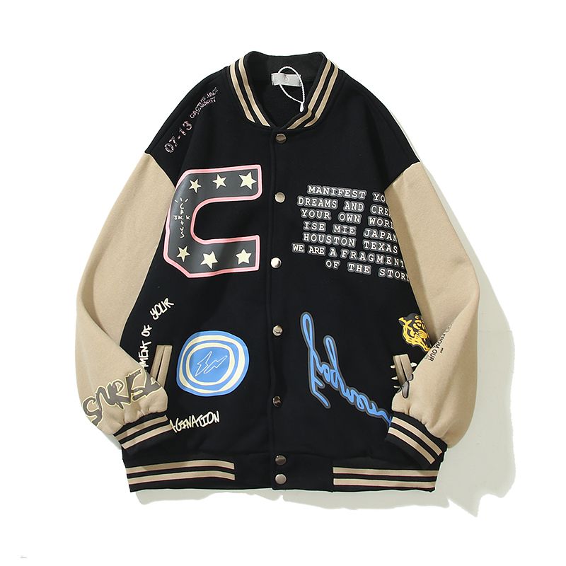 travis scott cactus jack for fragment manifest letterman jacket