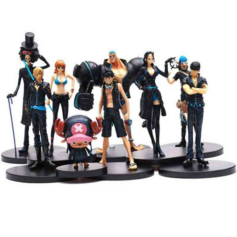 9Pcs Anime One Piece Black Set Hand-made Sauron Usop Nami Anime Character Set Toy Gift 9Pcs Anime One Piece Black Set Hand-made Sauron Usop Nami Anime Character Set Toy Gift