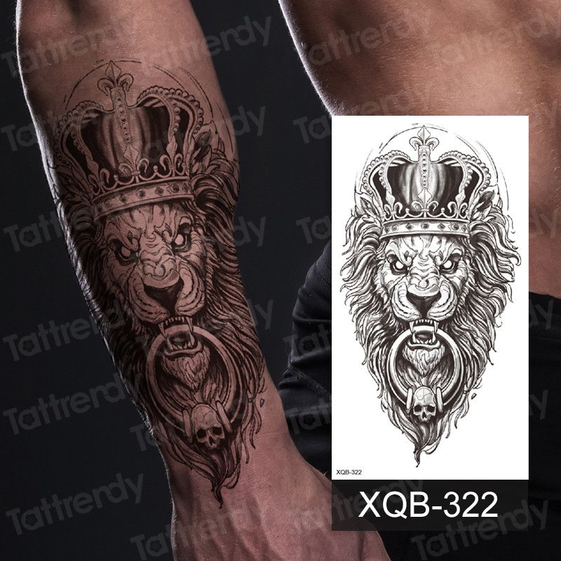 arm band tattoo men boy sexyy black temporary waterproof tattoo wolf tiger lion king tribal tattoo arm band tattoo men boy sexyy black temporary waterproof tattoo wolf tiger lion king tribal tattoo