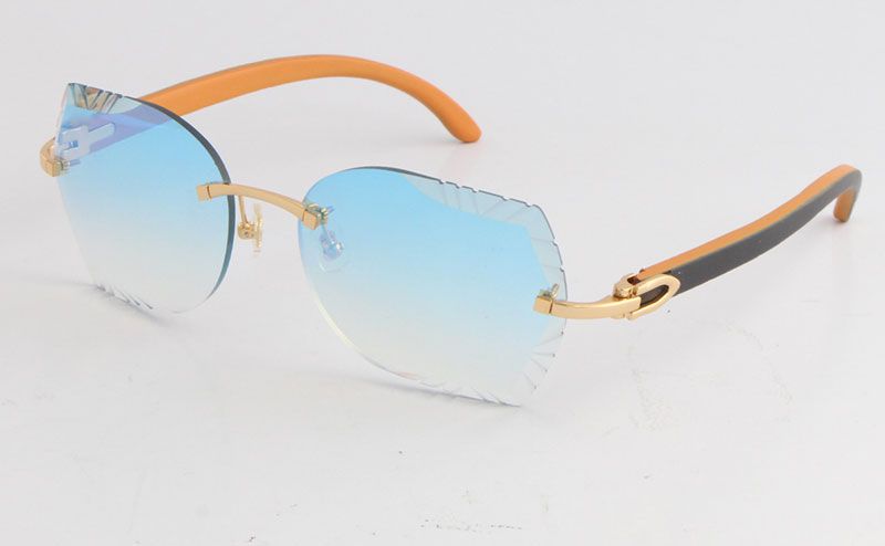 Gold Blue mirror Lens