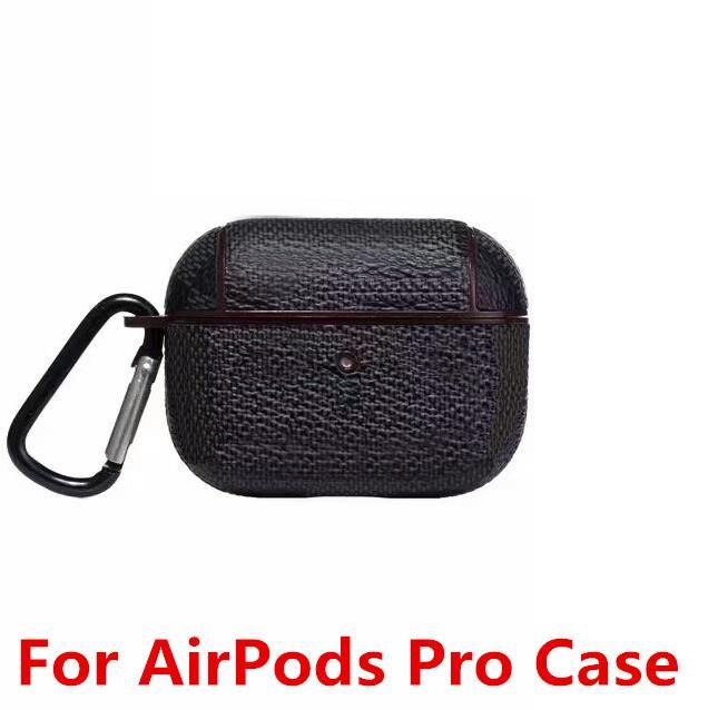 Voor airpods pro case- zwarte plaid l