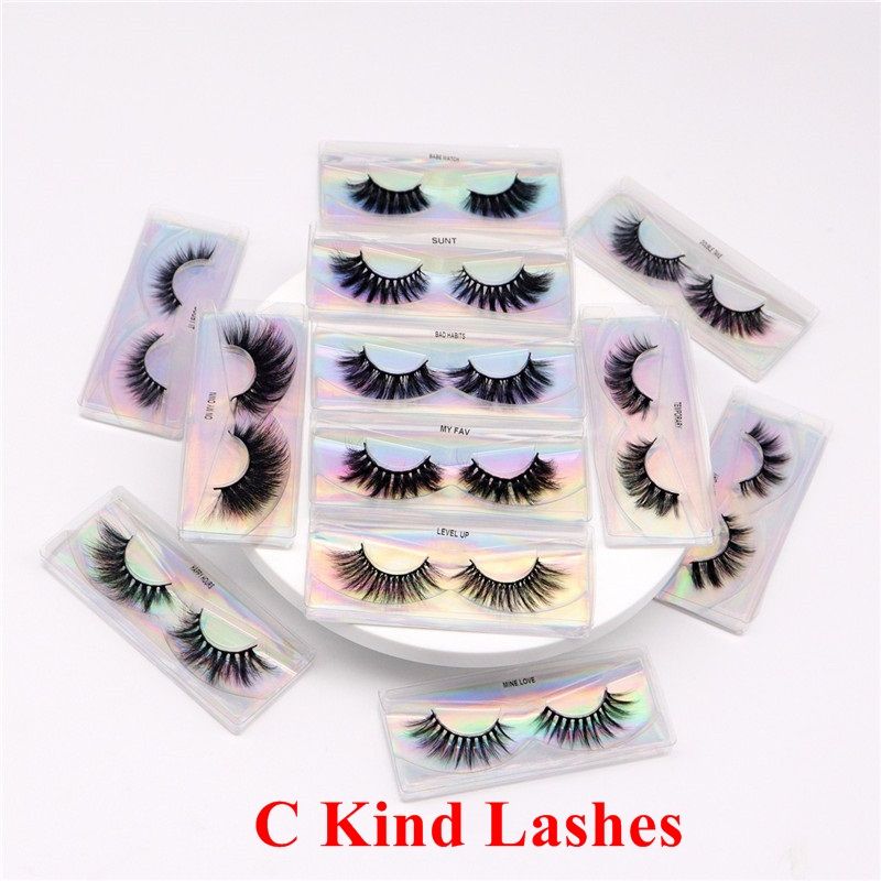 C Kind Lash Mix -stil slumpmässigt