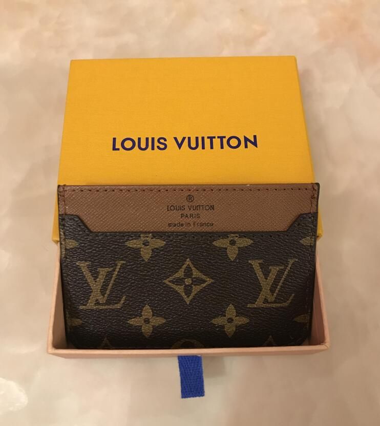 Compra GG LV Louis  Bolsa Vitton YSL  Wallet Diseñadores De Cuero  Hombres Titular De La Tarjeta De Crédito Caja De La Tarjeta De La Tarjeta  Del Pasaporte Nuevo Pasaporte Top
