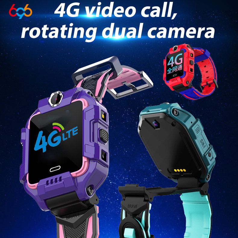 Suministro Al Por Mayor Niños Smart Watch 4G LTE SIM Posición GPS Rotar  Cámaras DUAL Video Llamada IP68 Impermeable Niños Niño Chica Smartwatch De  Crossing, 44,19 € | Es.DHgate.Com