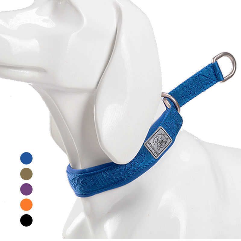 Blauwe halsband