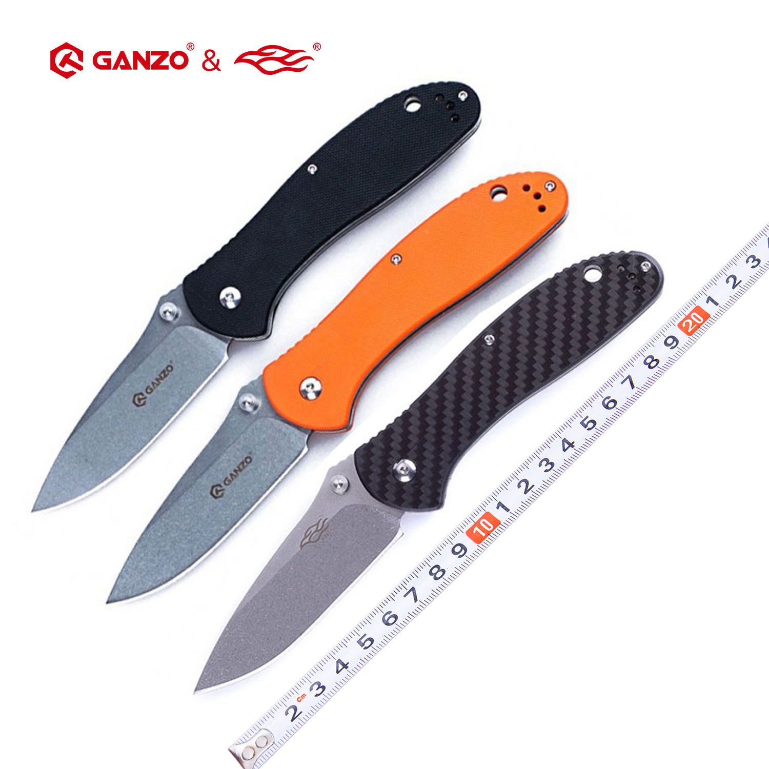 Firebird Ganzo G7392 58 60HRC 440C Blade G10 Or Carbon Fiber Handle