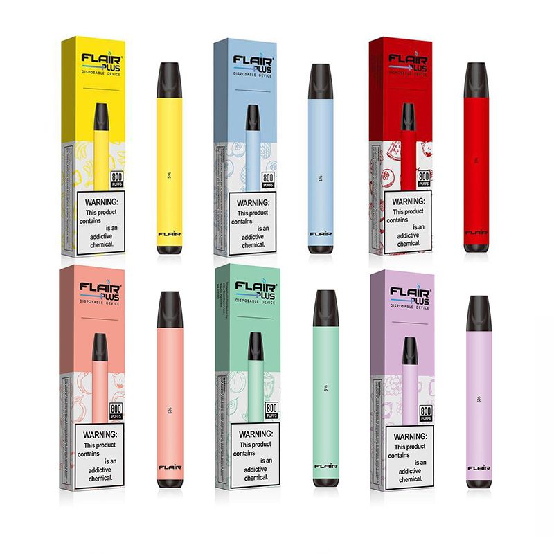 Satın Al Flair Plus Tek Kullanımlık Vape Pil E Sigaralar 800 Puffs