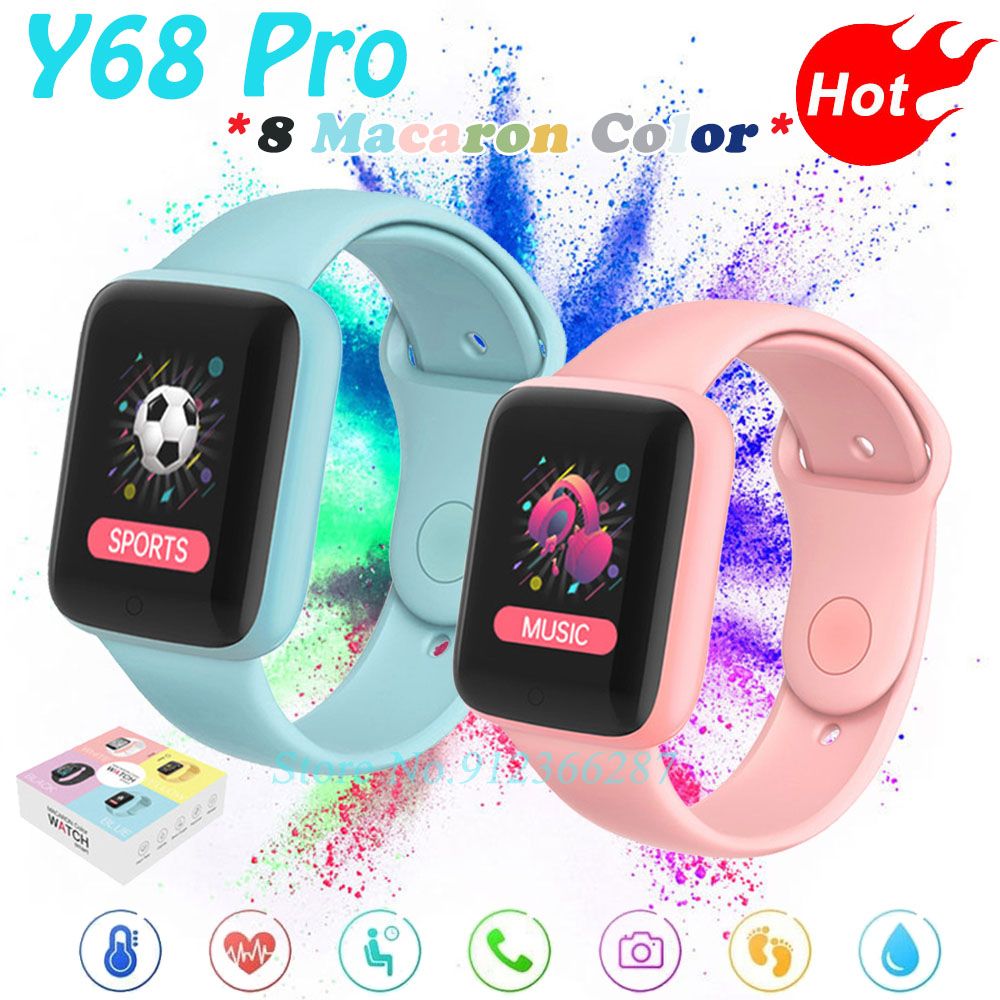 smartwatch inteligente y68 d20 pro