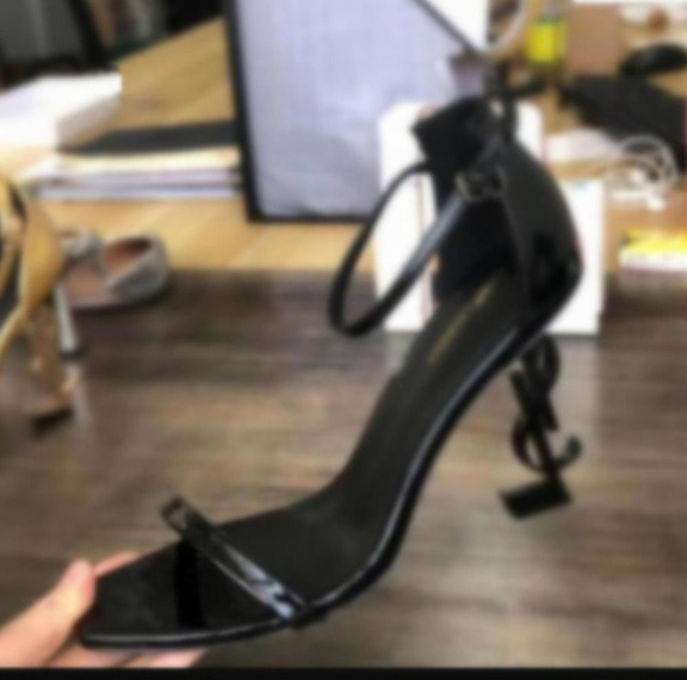 Compre Mulher De Salto Alto Menina Mulheres Sapatos Transparentes Sandálias  Sapatos E Caixa # Ff035 Novo Lv. LOUIS sacola Vitton. Ysl. mulheres Barato  | Entrega Rápida E Qualidade | Pt.Dhgate