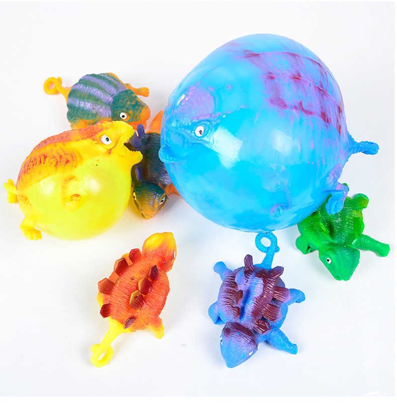SHARK BALLOON BALL Inflatable Animal Fish Blowup Squeeze Bouncing Balls Gift UK 