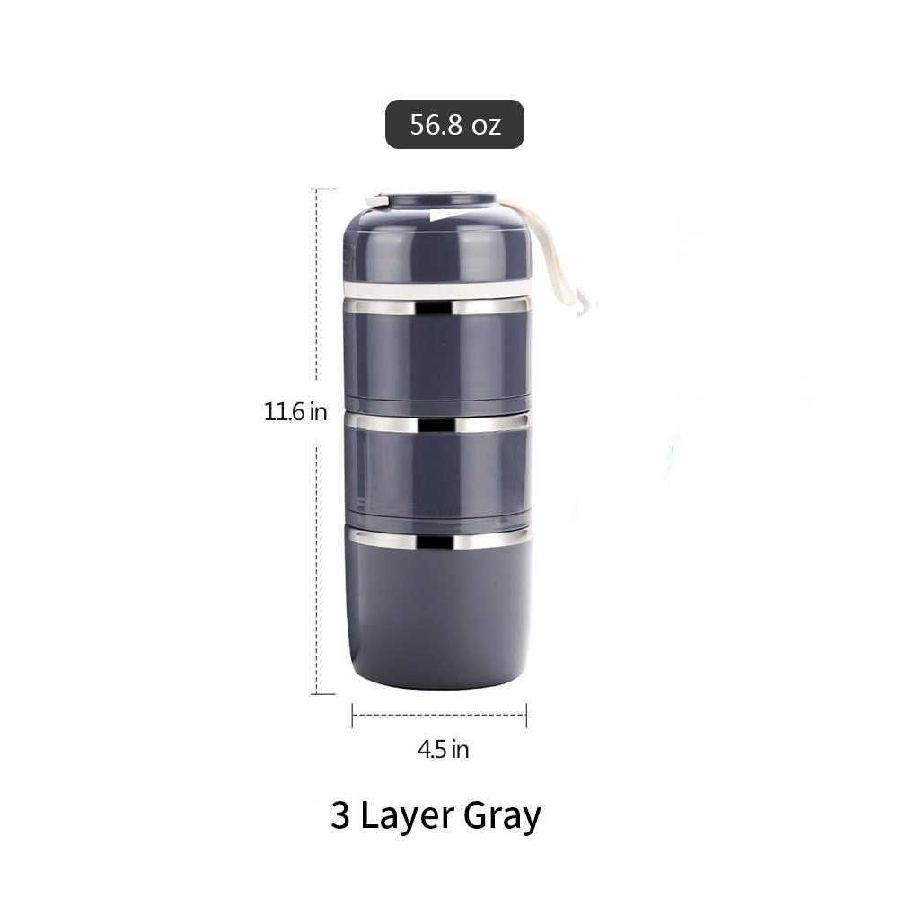 Gray 3 Layer No Bag