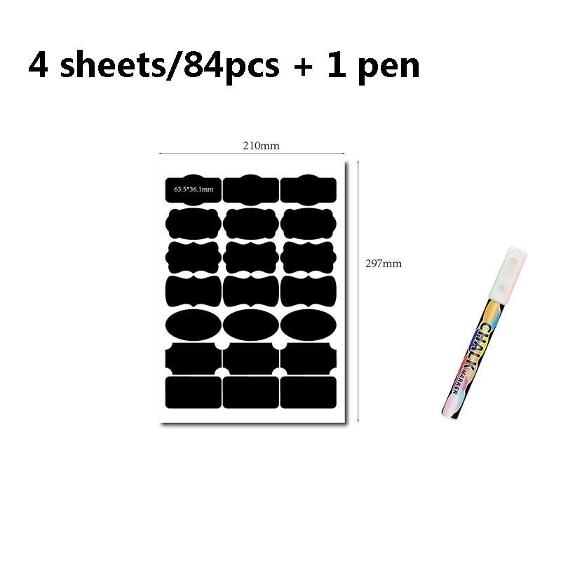 84pcs and 1 pen