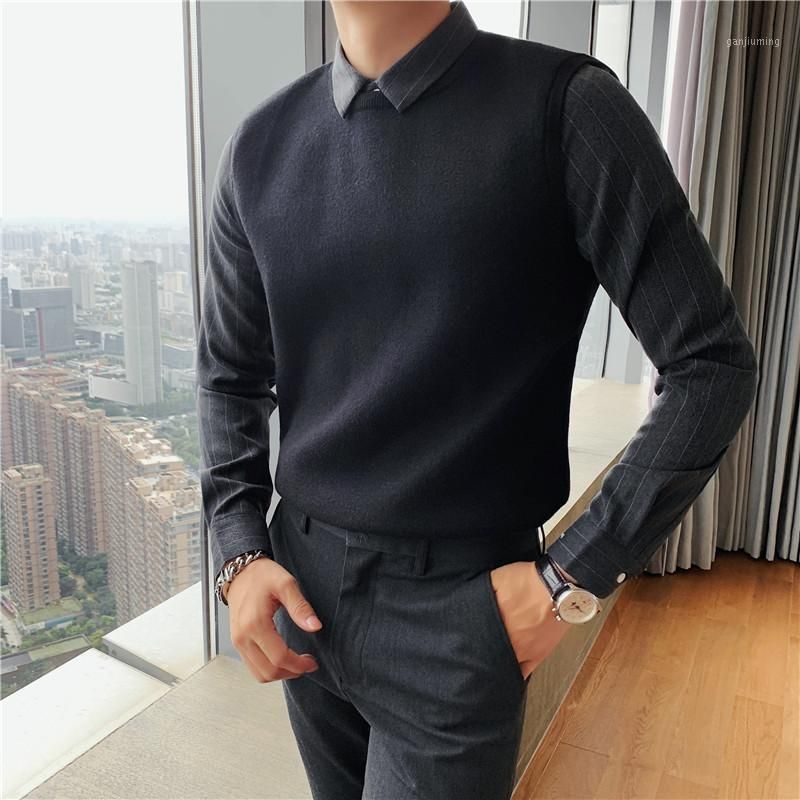 Mens Sweaters Plus Size 4XL M Autumn 