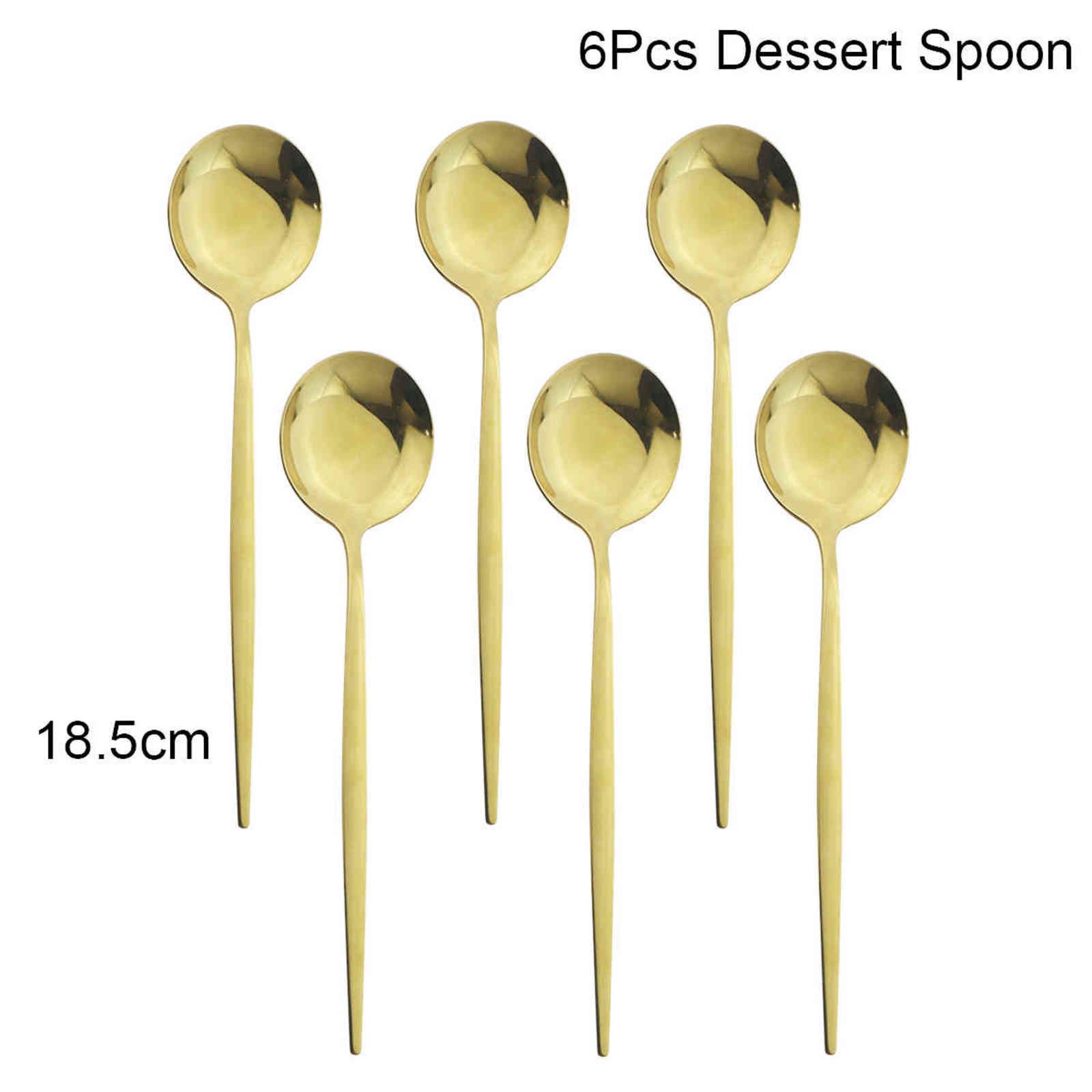 Gold Dessert Spoon