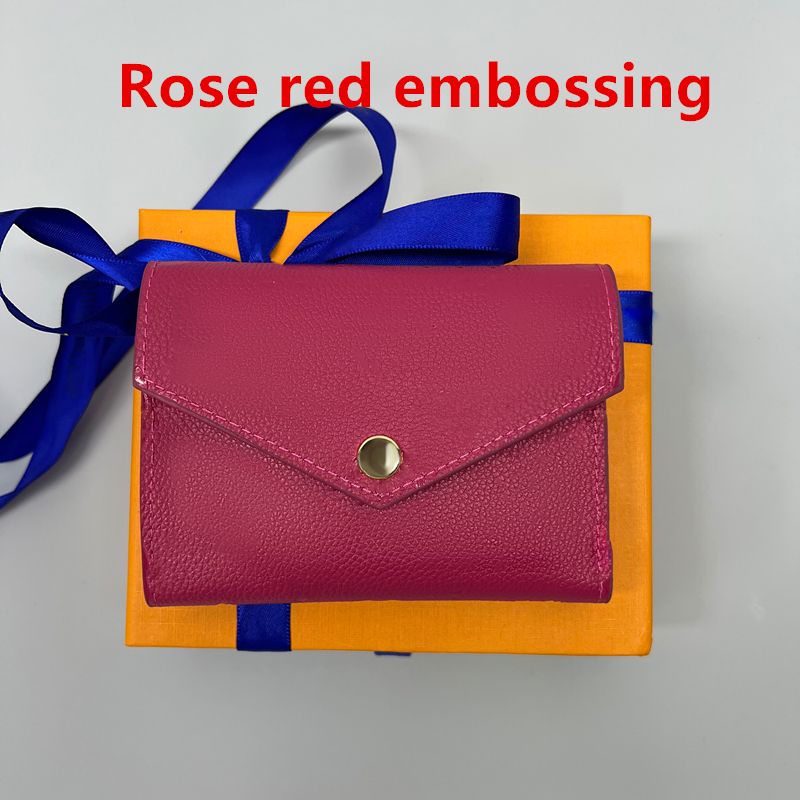 Rose Red embossed