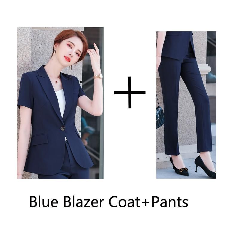 Blue Pantsuits