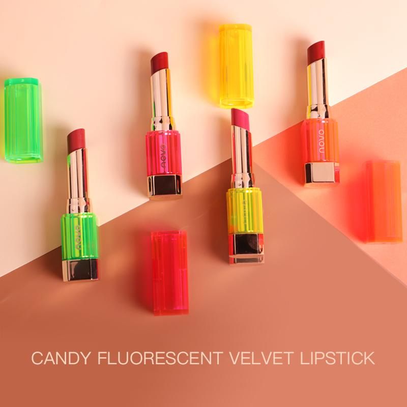 Lip Balm Confectionery Fluorescent Velvet Matte Mist With Long-lasting Cherry Tomato Color Female Student Lipstick Selling