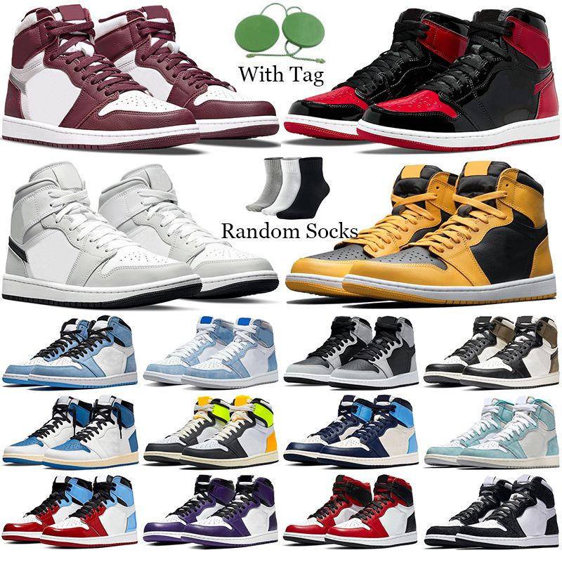 Koop Jumpman 1 1s Bordeaux Bred Patent Basketbal Schoenen Mocha University  Blue Hyper Royal Light Rook Gray Chicago Pollen Shadow 2.0 Mens Womens  Trainers Sport Sneakers Goedkoop | Snelle Levering En Kwaliteit | Nl.Dhgate