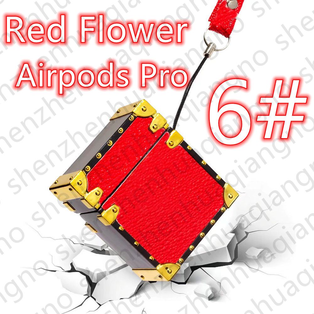 6 # 붉은 꽃 airpods 프로