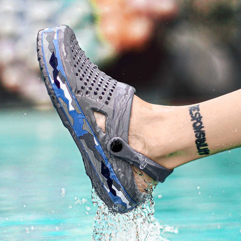 Men‘s Beach Sandals Shoes Clogs Lightweight Outdoor Camouflage Casual Shoes Men‘s Beach Sandals Shoes Clogs Lightweight Outdoor Camouflage Casual Shoes