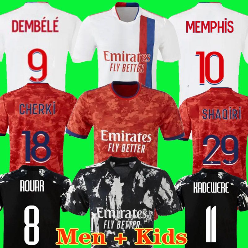 Olympique Lyonnais Lyon Soccer Jersey 21 22 Maillot De Foot 21 Traore Memphis Ol Maillots De Football Shirt Men Kids Kit Uniforms Third From Soccerjersey123s Store Dhgate Com