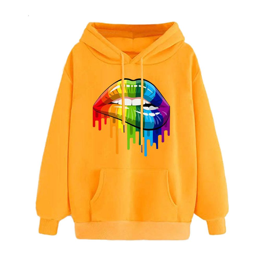 multi coloured moletom com capuz women's