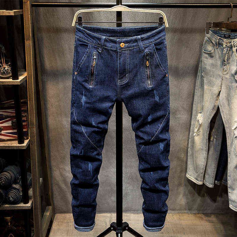 Compra Pantalones Hombre Jean Homme Hombres Jeans Denim Planchas Motoristas  Alta Calidad Casual Designer Jeans Para Hombres Pantalones Pantalones H1214  Barato | Entrega Rápida Y Calidad | Es.Dhgate