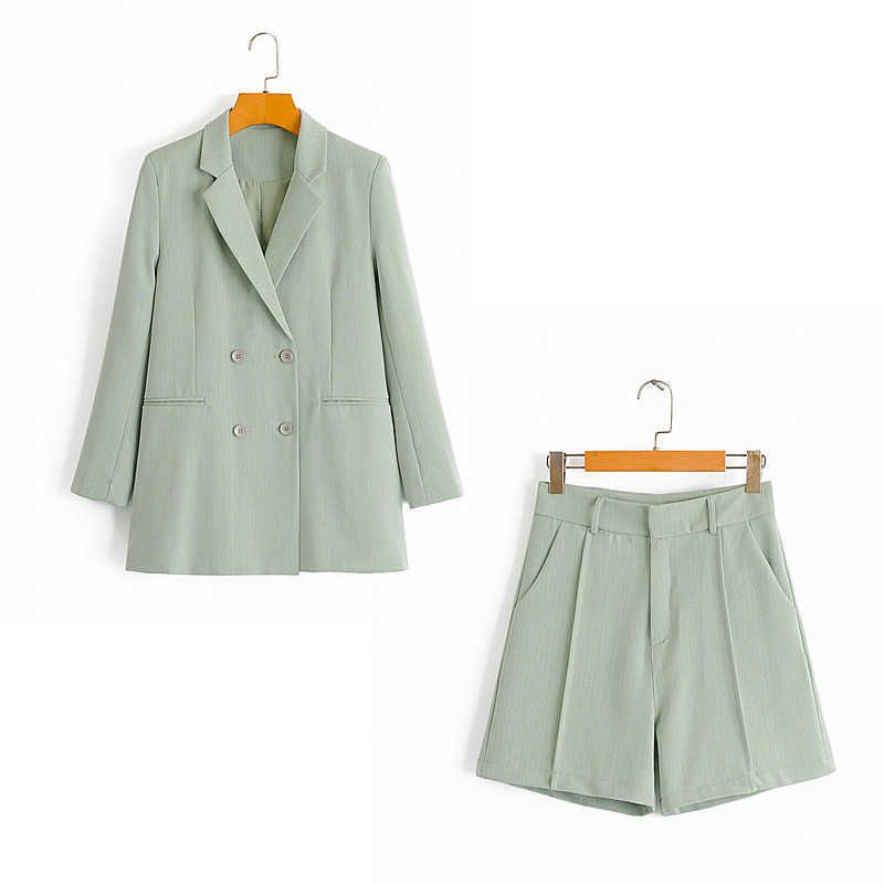 Grön shorts set