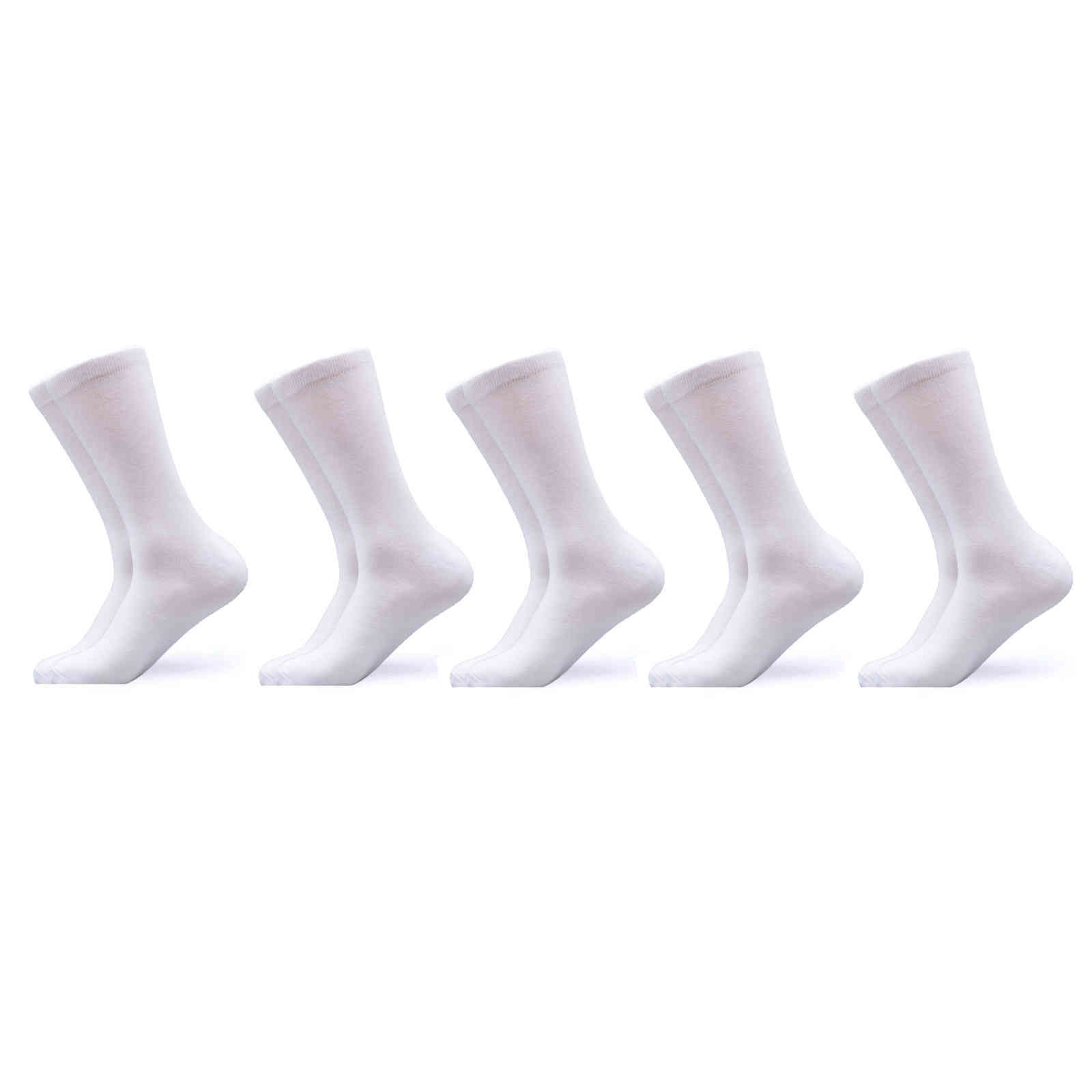 5 Pair White