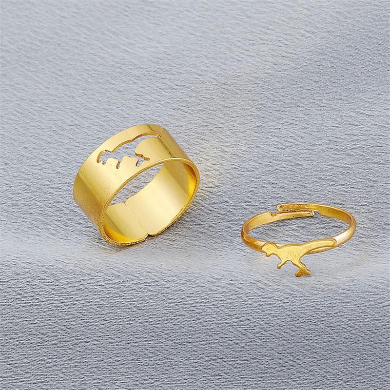 gold dinosaur ring China