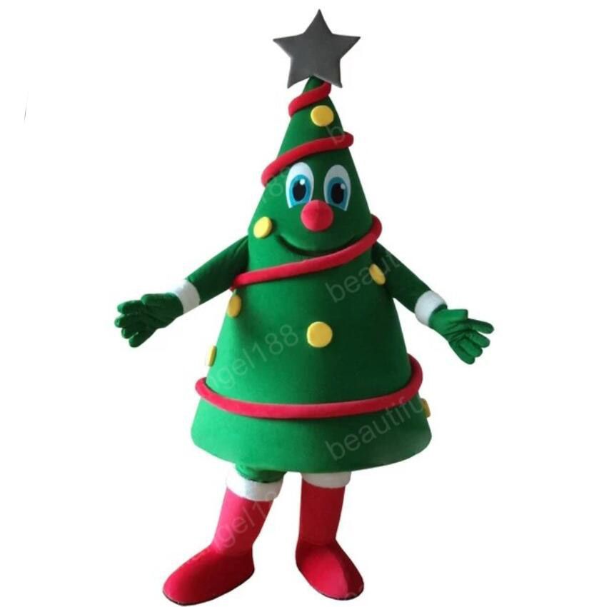 ALBERO DI NATALE MASCOTTE Costumi Abiti Natale Festa Natale Fancy Dress 