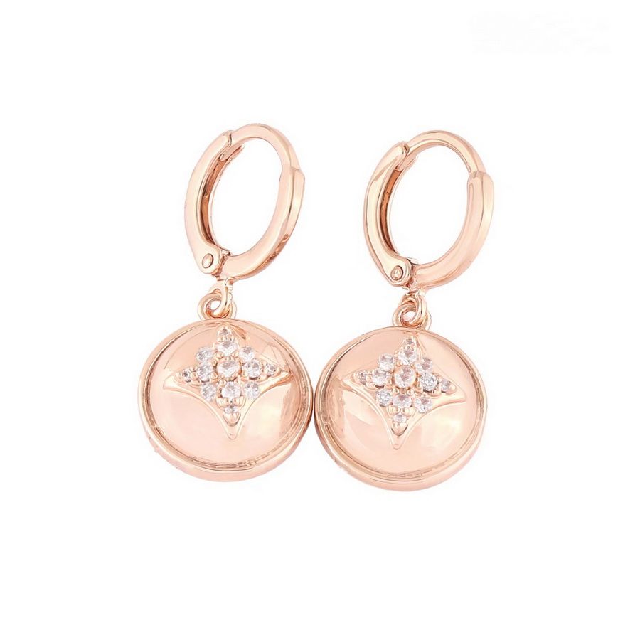 Boucles d'oreilles en or rose