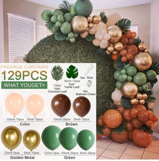 129pcs Balloons