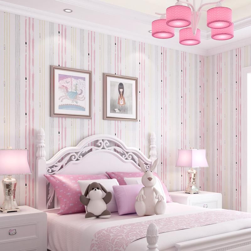 Wallpapers Cute Blue Pink Stripe Wallpaper Kids Bedroom Wall Decal Self-adhesive PVC Baby Girl Boy Room Striped Paper EZ258 Wallpapers Cute Blue Pink Stripe Wallpaper Kids Bedroom Wall Decal Self-adhesive PVC Baby Girl Boy Room Striped Paper EZ258