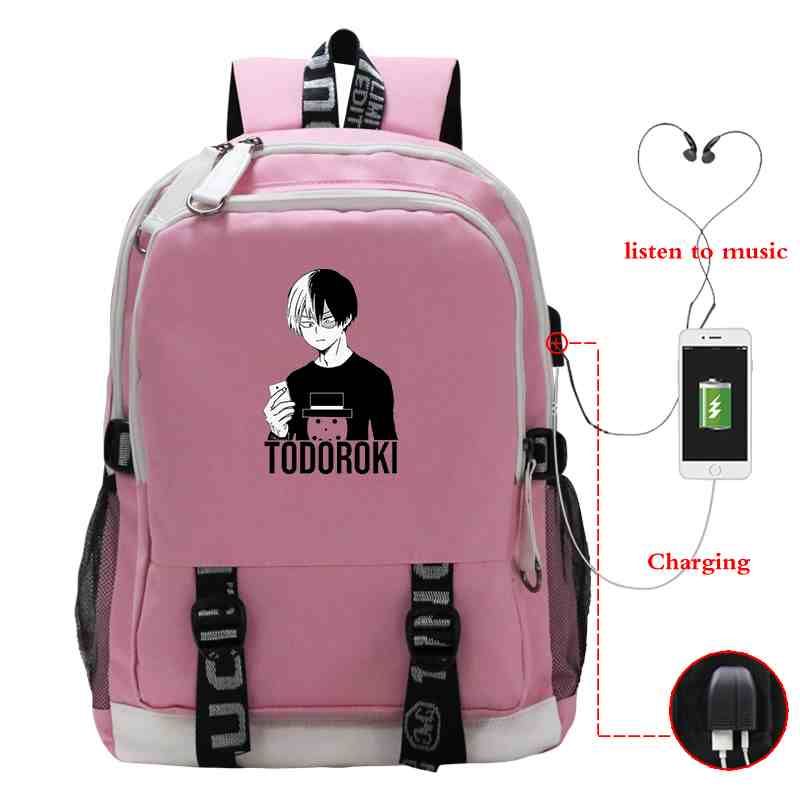 Compra Niños Boku No Hero Academia Impresión Escuela Bolsas Para  Adolescentes Mochila Anime USB Cargando Mochila Mochila Niños Muchachos  Daily Book Bolsa Barato | Entrega Rápida Y Calidad | Es.Dhgate