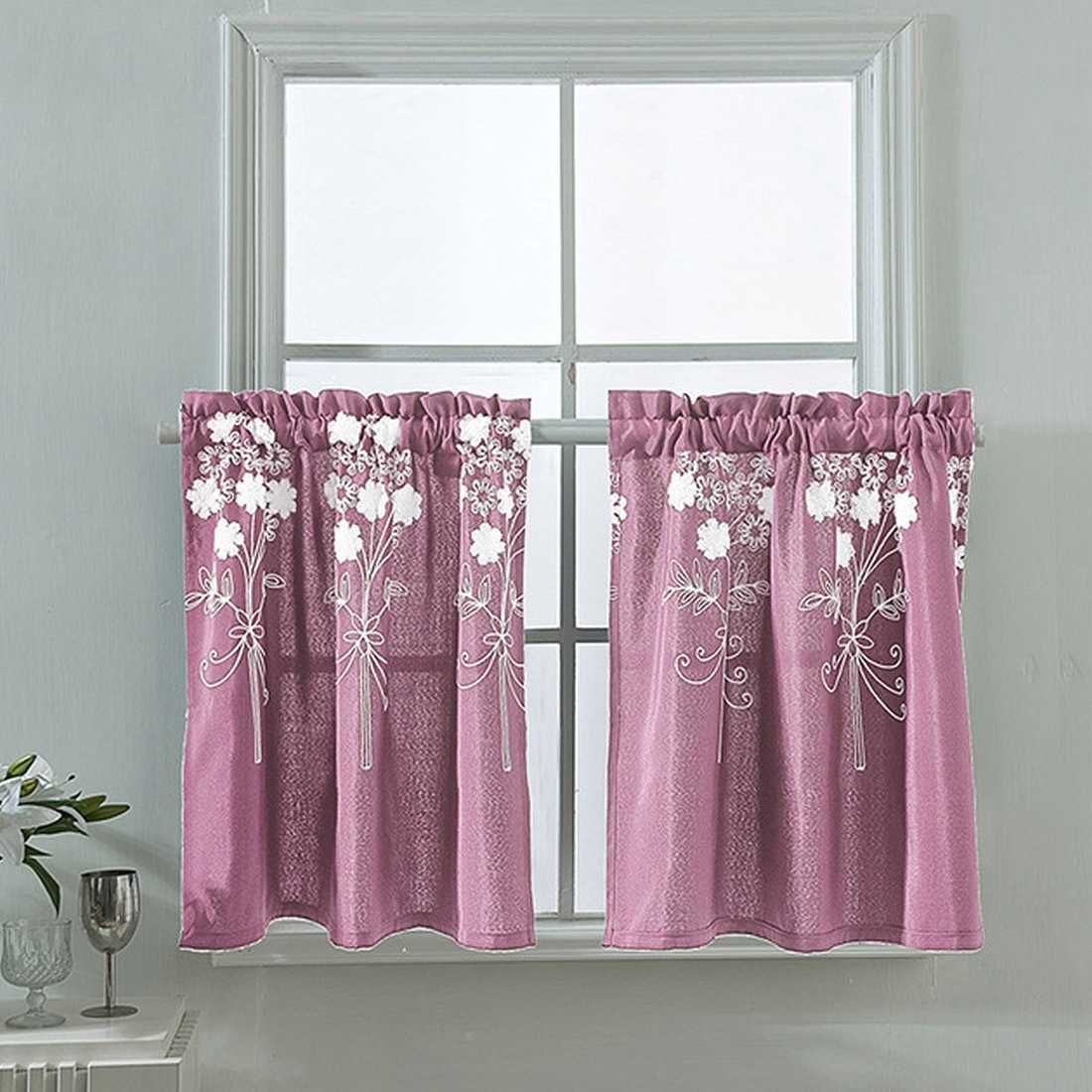 2pcs d Short Curtain