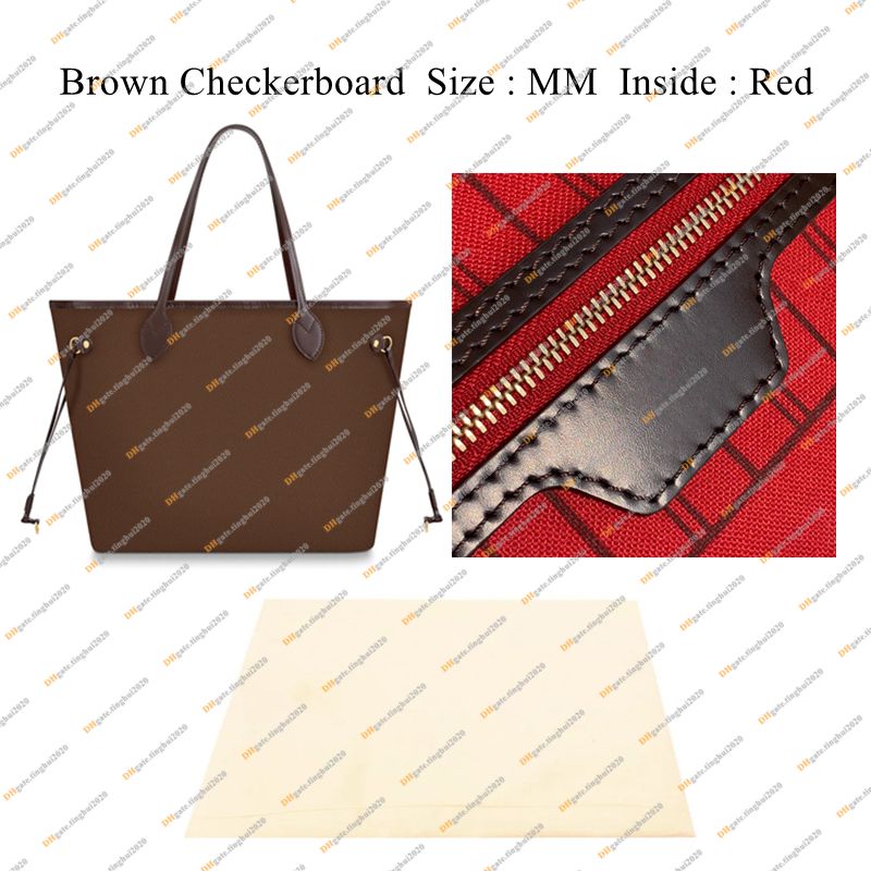 MM Brown Grid/Red New Leathe