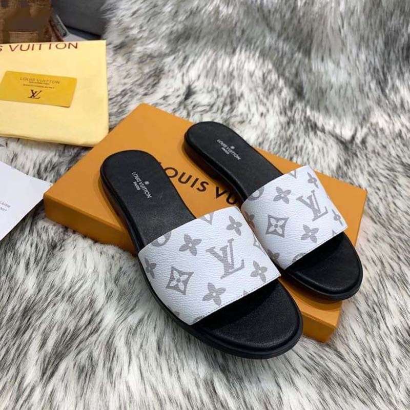louis vuitton leather slides from dhgate｜TikTok Search