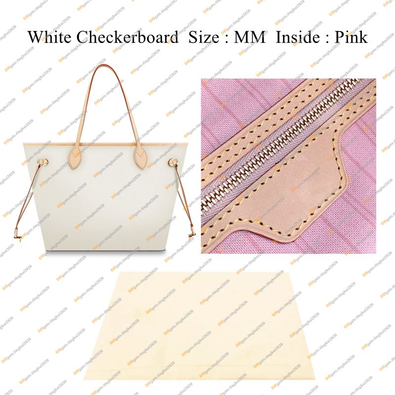 MM White Grid/Pink