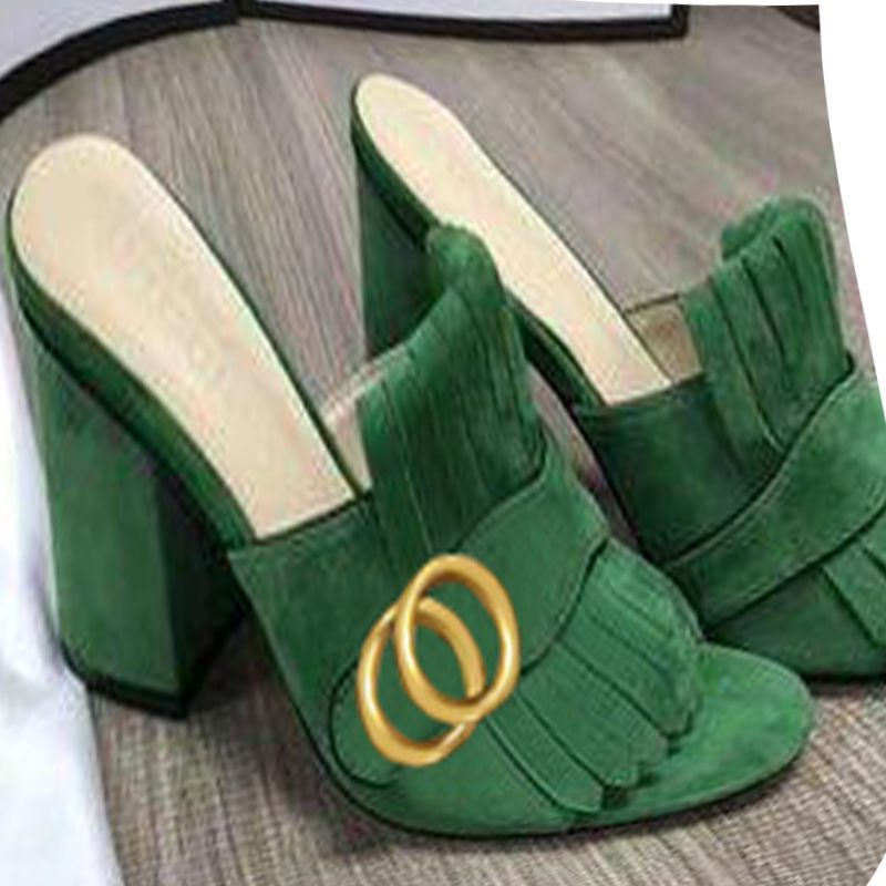 緑色heel10cm】